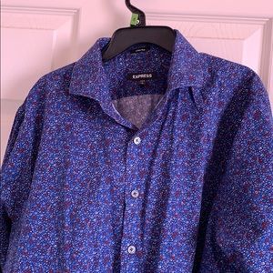 Slim fit large express button down